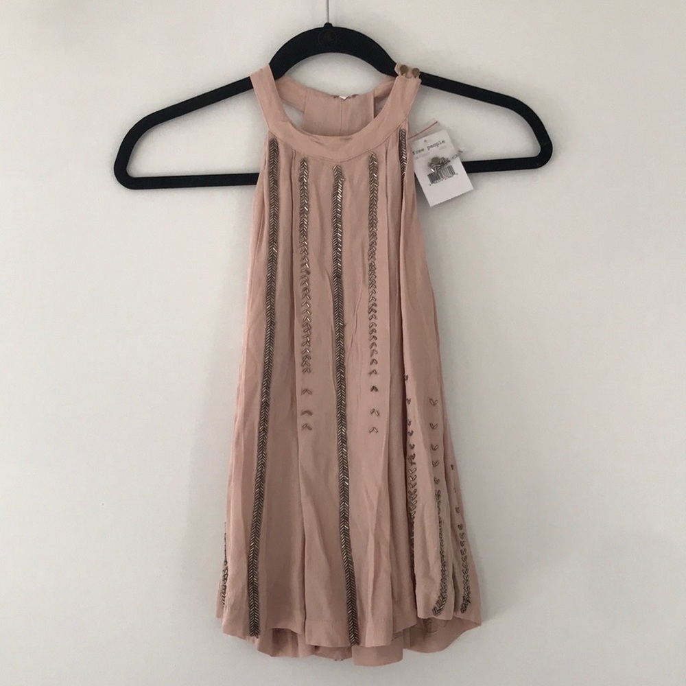 Make an offer! Free People Beaded Racerback Tank